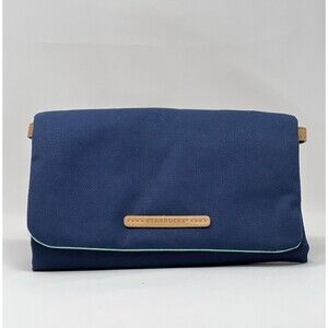 Starbucks Korea Rawrow Collaboration Foldable Navy Cross Bag Limited